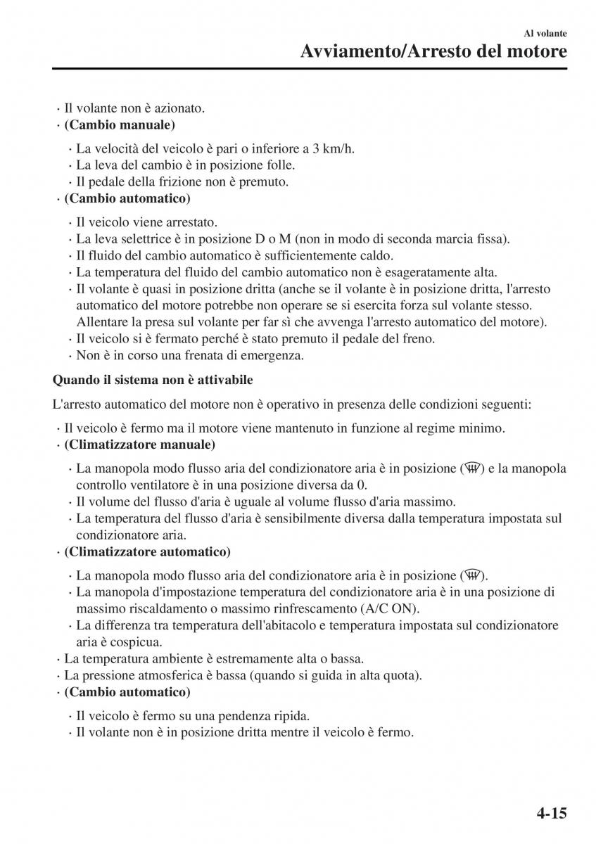 Mazda MX 5 Miata ND IV 4 manuale del proprietario / page 150