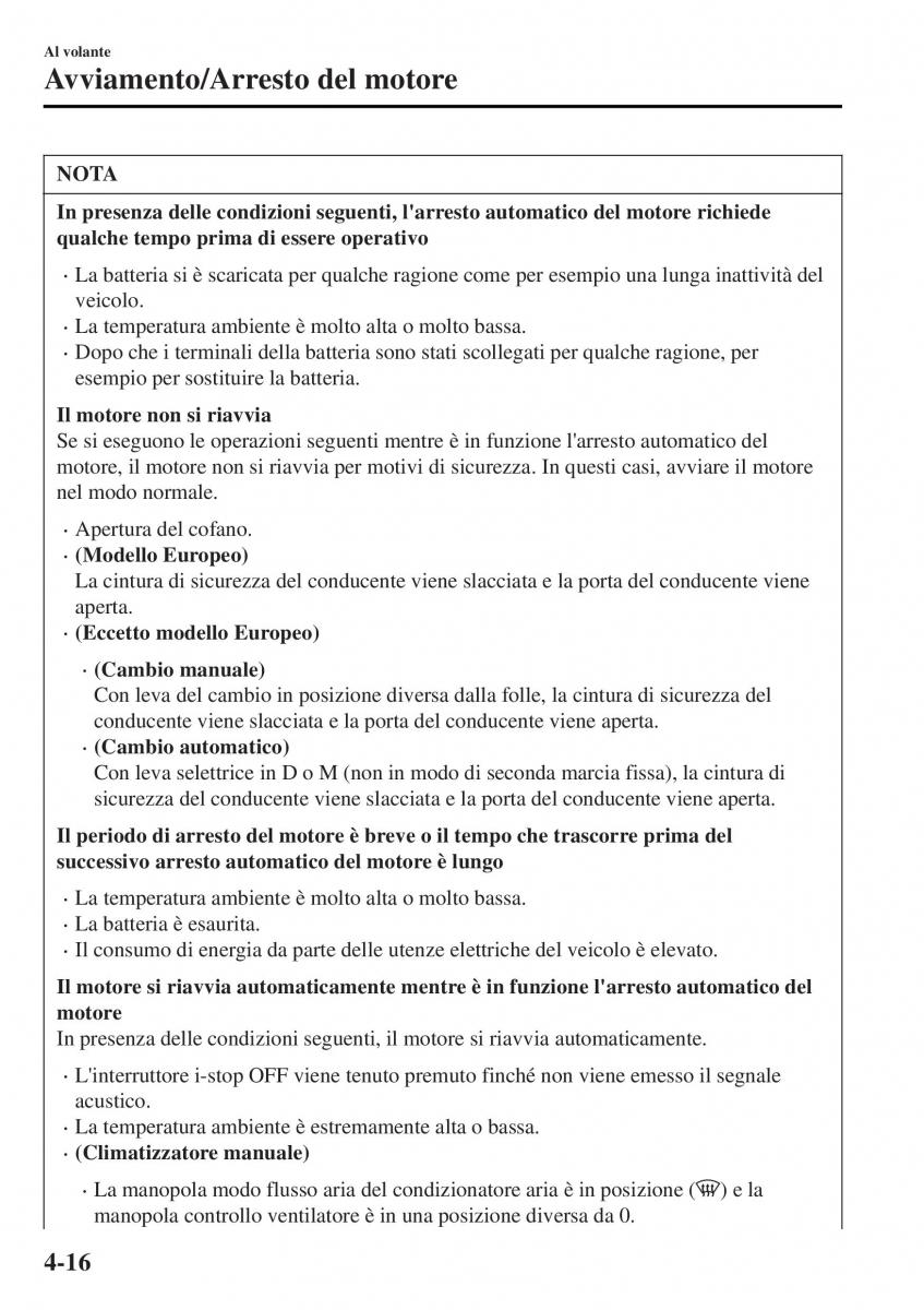 Mazda MX 5 Miata ND IV 4 manuale del proprietario / page 151