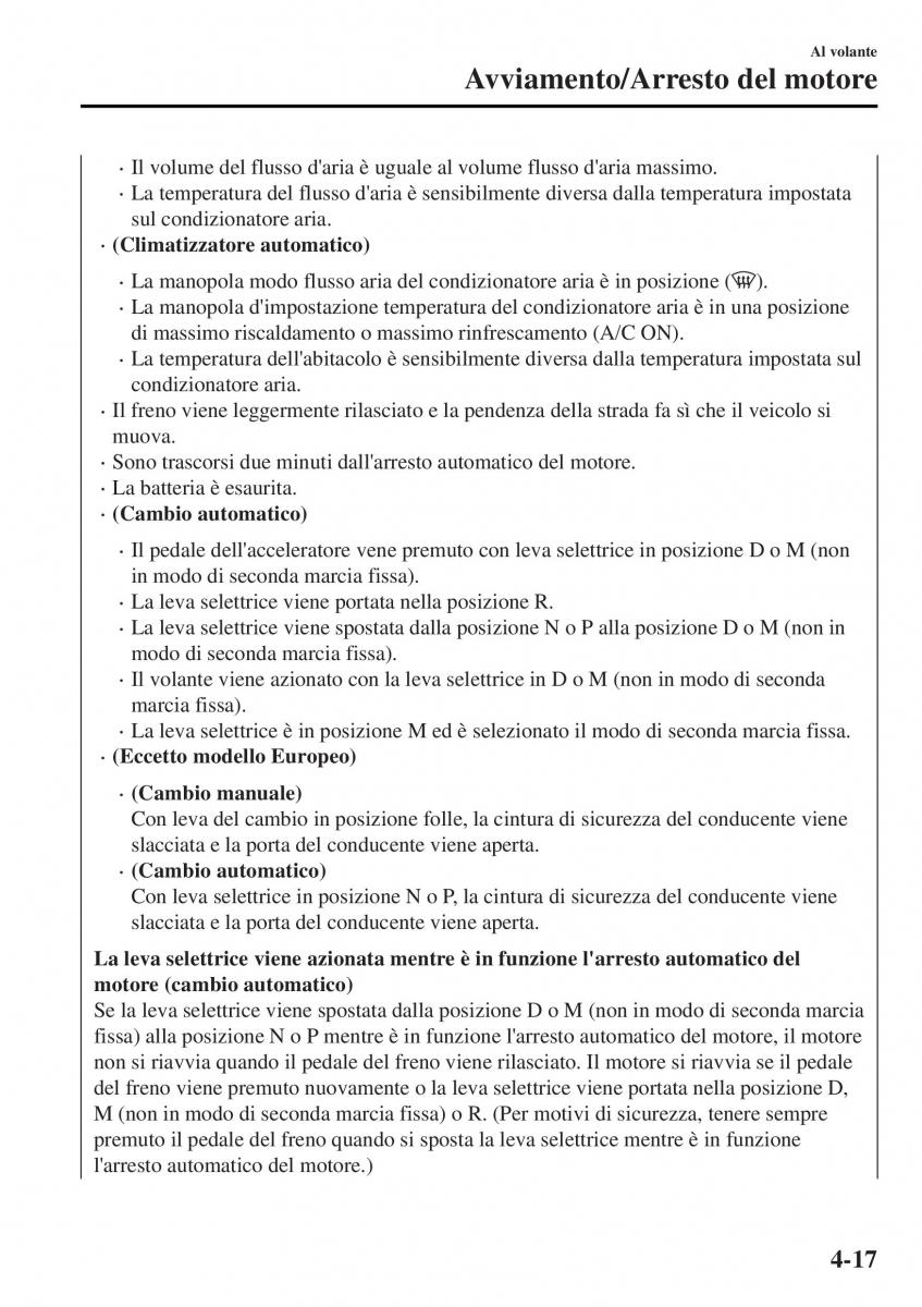 Mazda MX 5 Miata ND IV 4 manuale del proprietario / page 152