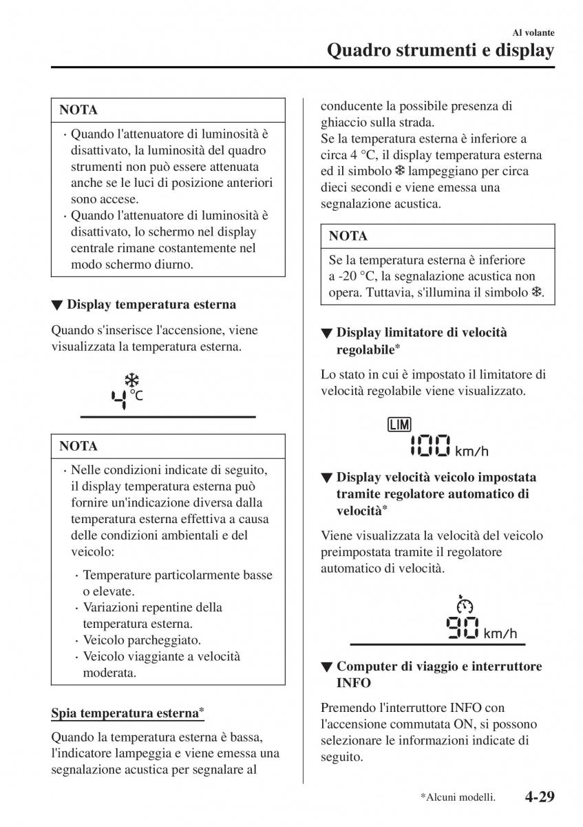 Mazda MX 5 Miata ND IV 4 manuale del proprietario / page 164