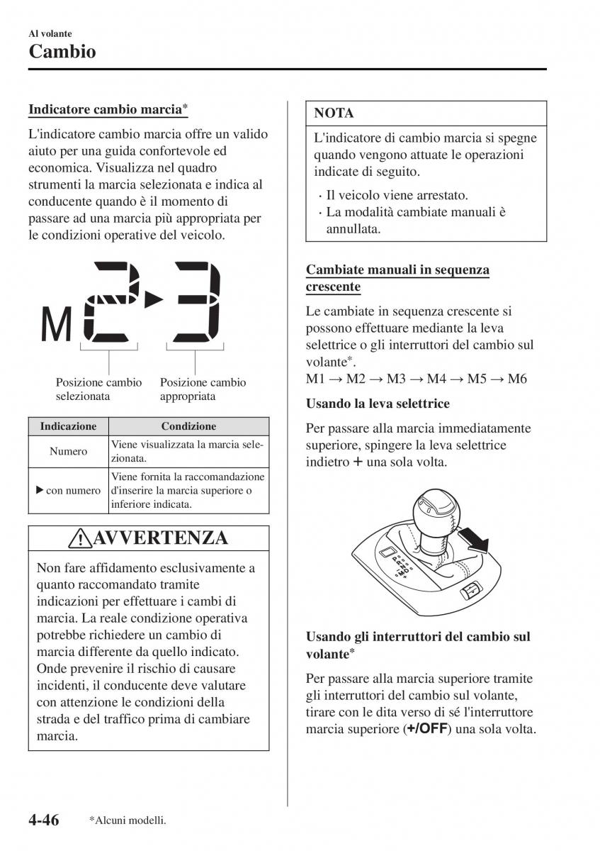 Mazda MX 5 Miata ND IV 4 manuale del proprietario / page 181