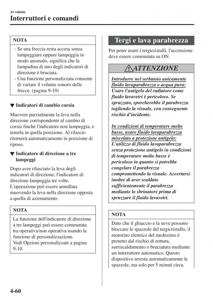 Mazda MX 5 Miata ND IV 4 manuale del proprietario / page 195