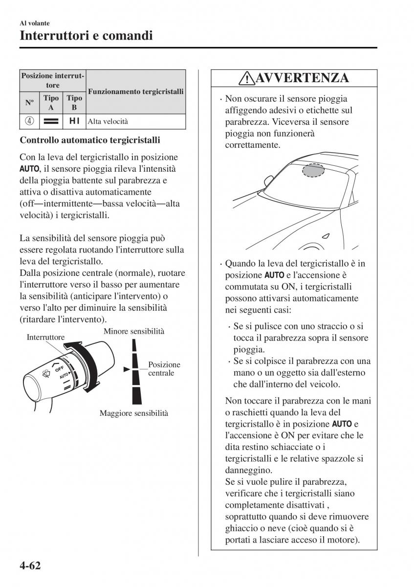 Mazda MX 5 Miata ND IV 4 manuale del proprietario / page 197