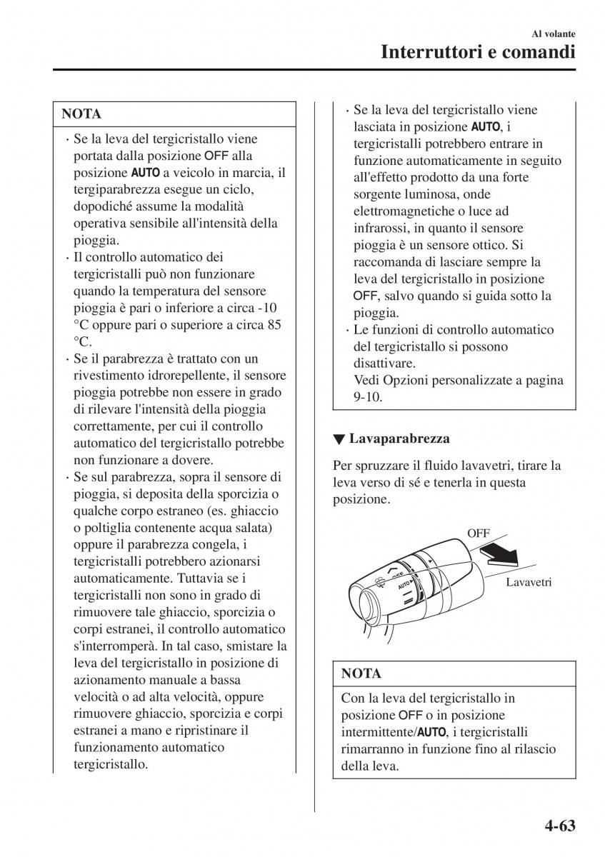 Mazda MX 5 Miata ND IV 4 manuale del proprietario / page 198