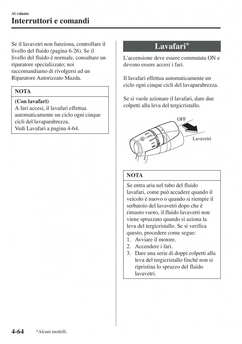 Mazda MX 5 Miata ND IV 4 manuale del proprietario / page 199