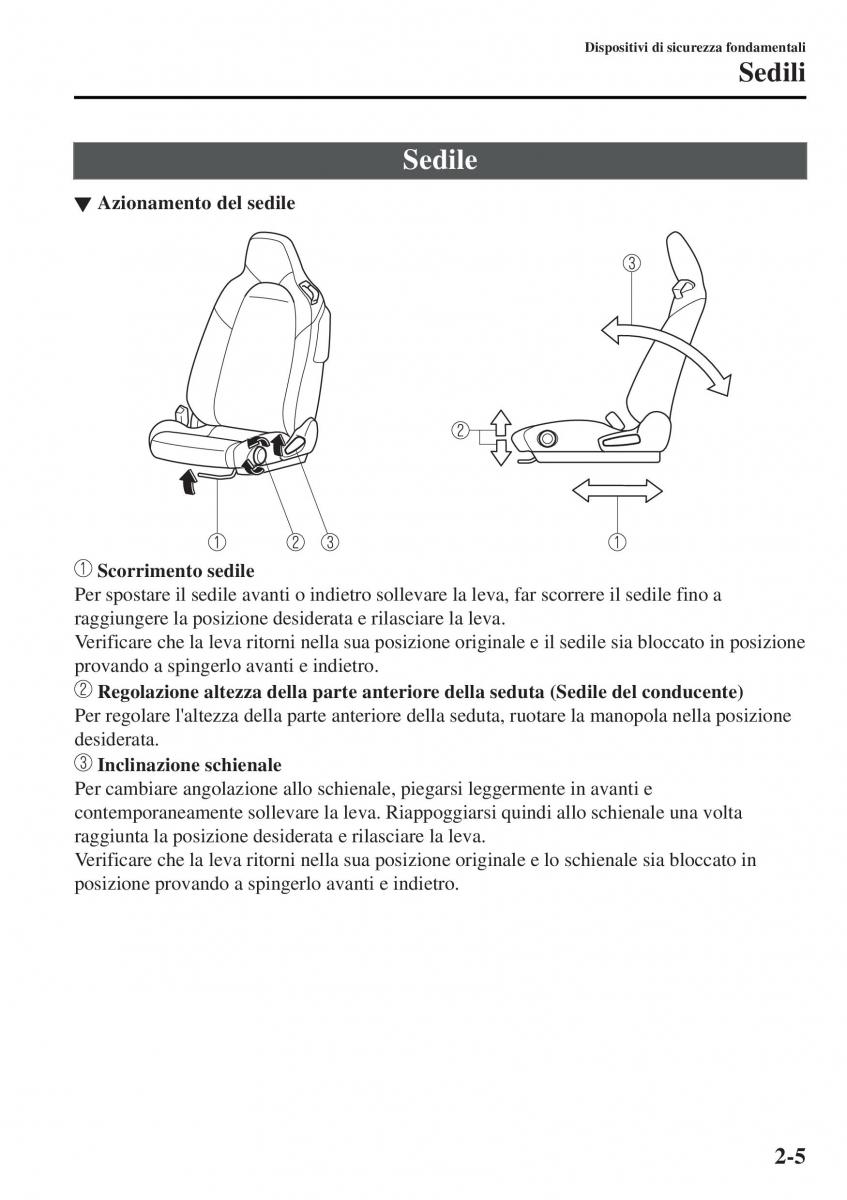 Mazda MX 5 Miata ND IV 4 manuale del proprietario / page 22