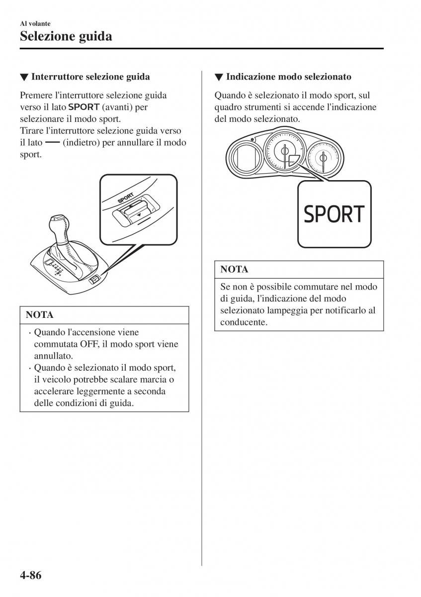 Mazda MX 5 Miata ND IV 4 manuale del proprietario / page 221