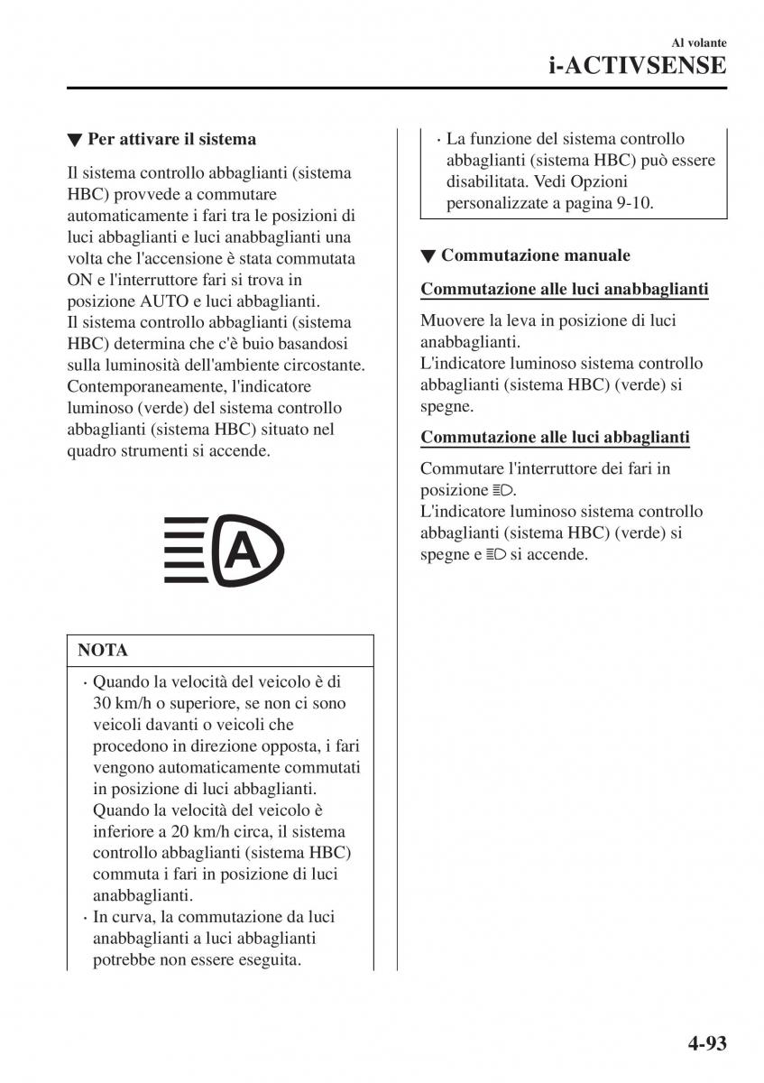 Mazda MX 5 Miata ND IV 4 manuale del proprietario / page 228