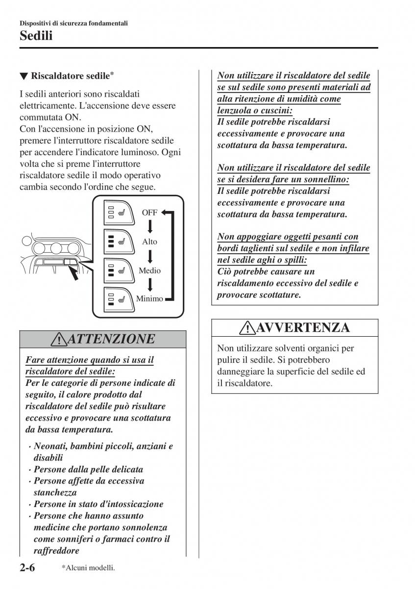 Mazda MX 5 Miata ND IV 4 manuale del proprietario / page 23