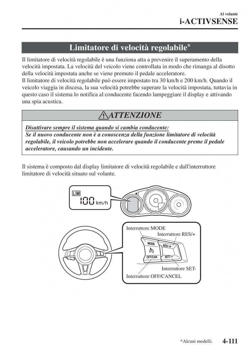 Mazda MX 5 Miata ND IV 4 manuale del proprietario / page 246