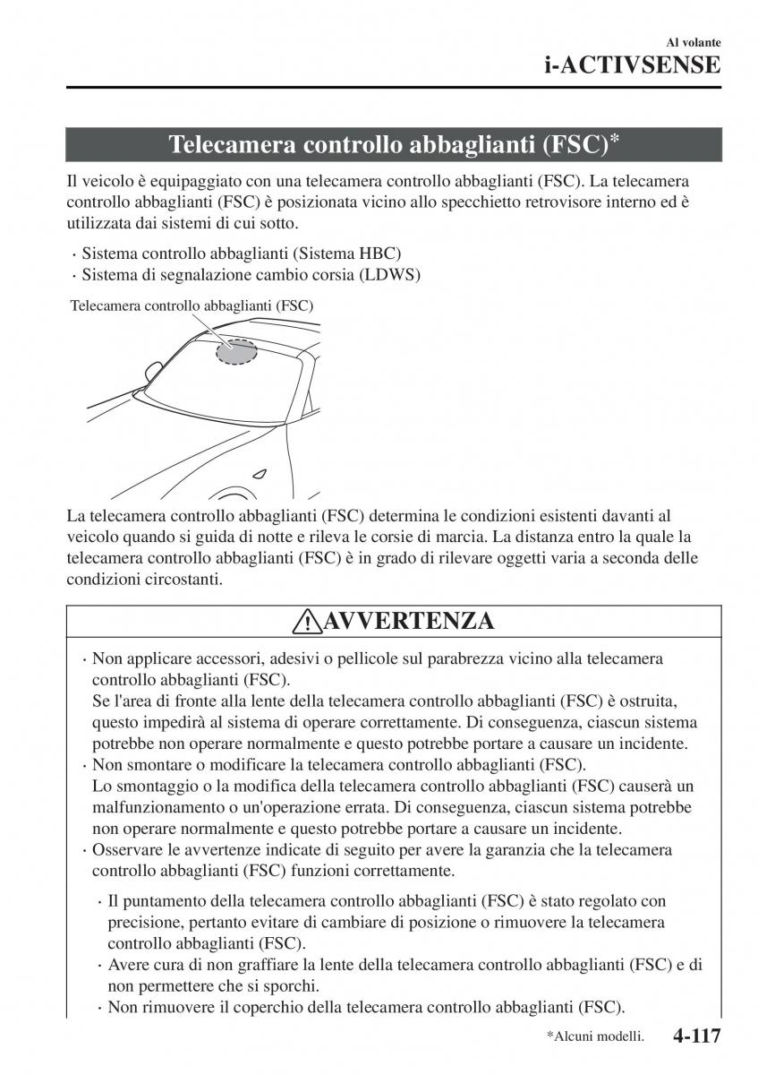 Mazda MX 5 Miata ND IV 4 manuale del proprietario / page 252