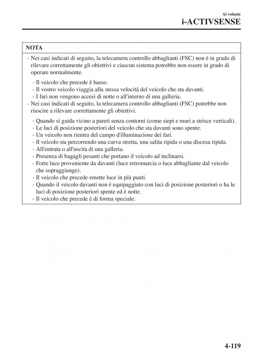 Mazda MX 5 Miata ND IV 4 manuale del proprietario / page 254