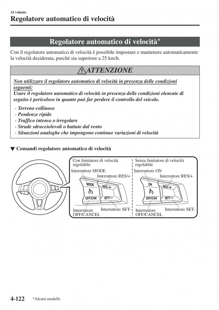 Mazda MX 5 Miata ND IV 4 manuale del proprietario / page 257