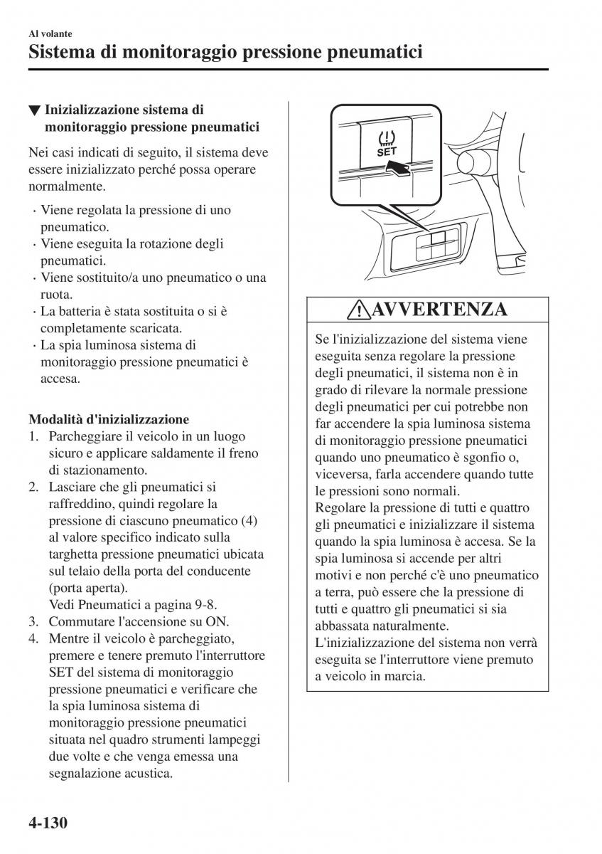 Mazda MX 5 Miata ND IV 4 manuale del proprietario / page 265