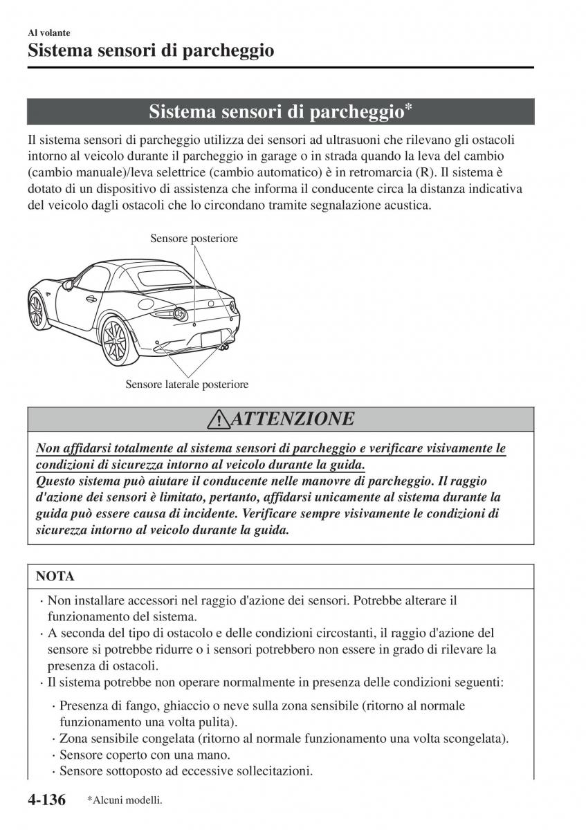 Mazda MX 5 Miata ND IV 4 manuale del proprietario / page 271