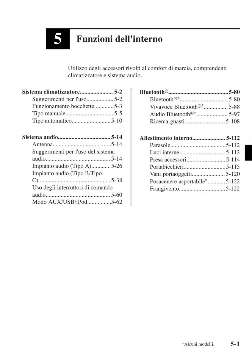 Mazda MX 5 Miata ND IV 4 manuale del proprietario / page 276