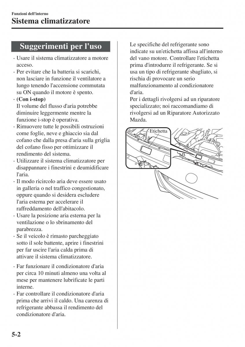 Mazda MX 5 Miata ND IV 4 manuale del proprietario / page 277