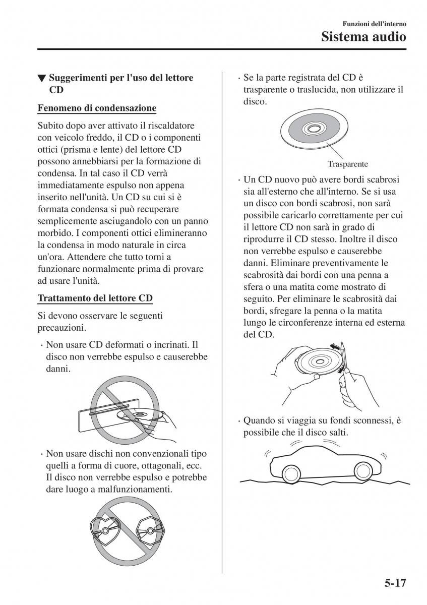 Mazda MX 5 Miata ND IV 4 manuale del proprietario / page 292