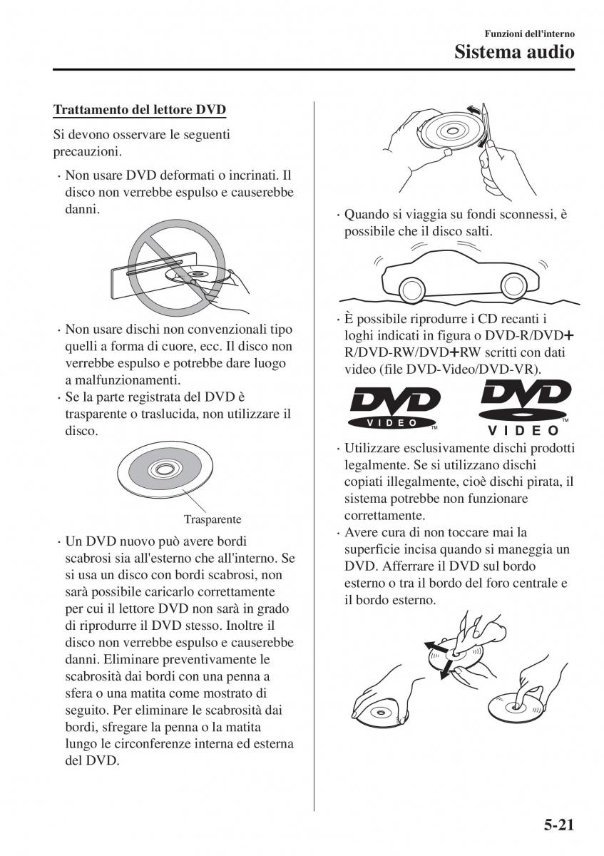 Mazda MX 5 Miata ND IV 4 manuale del proprietario / page 296