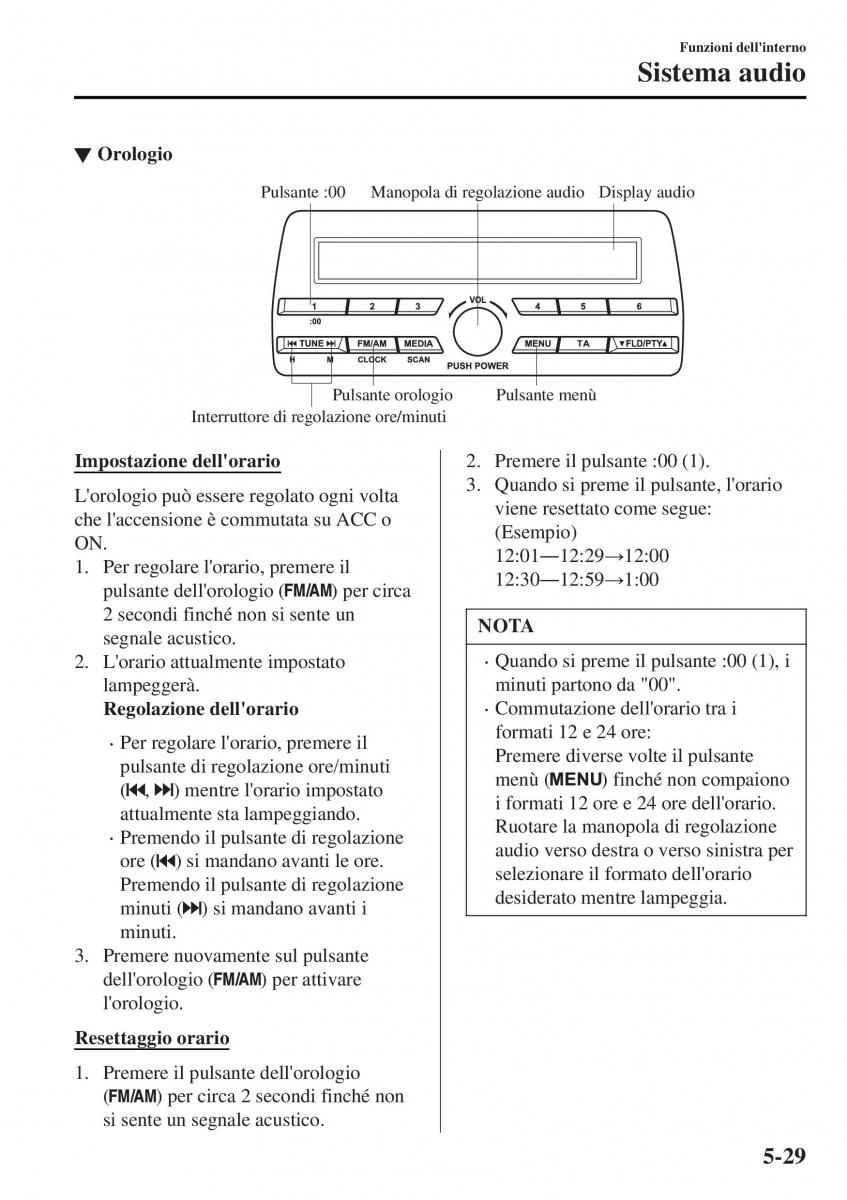 Mazda MX 5 Miata ND IV 4 manuale del proprietario / page 304