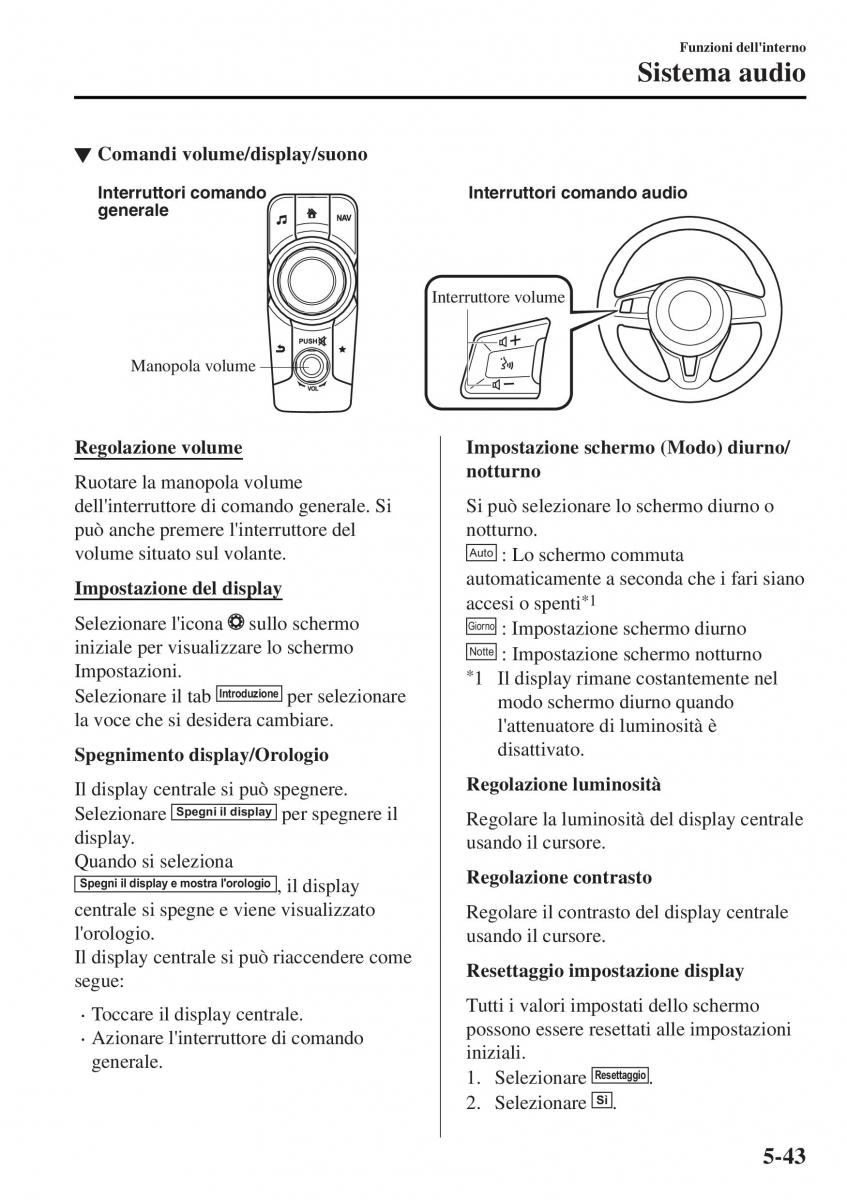 Mazda MX 5 Miata ND IV 4 manuale del proprietario / page 318