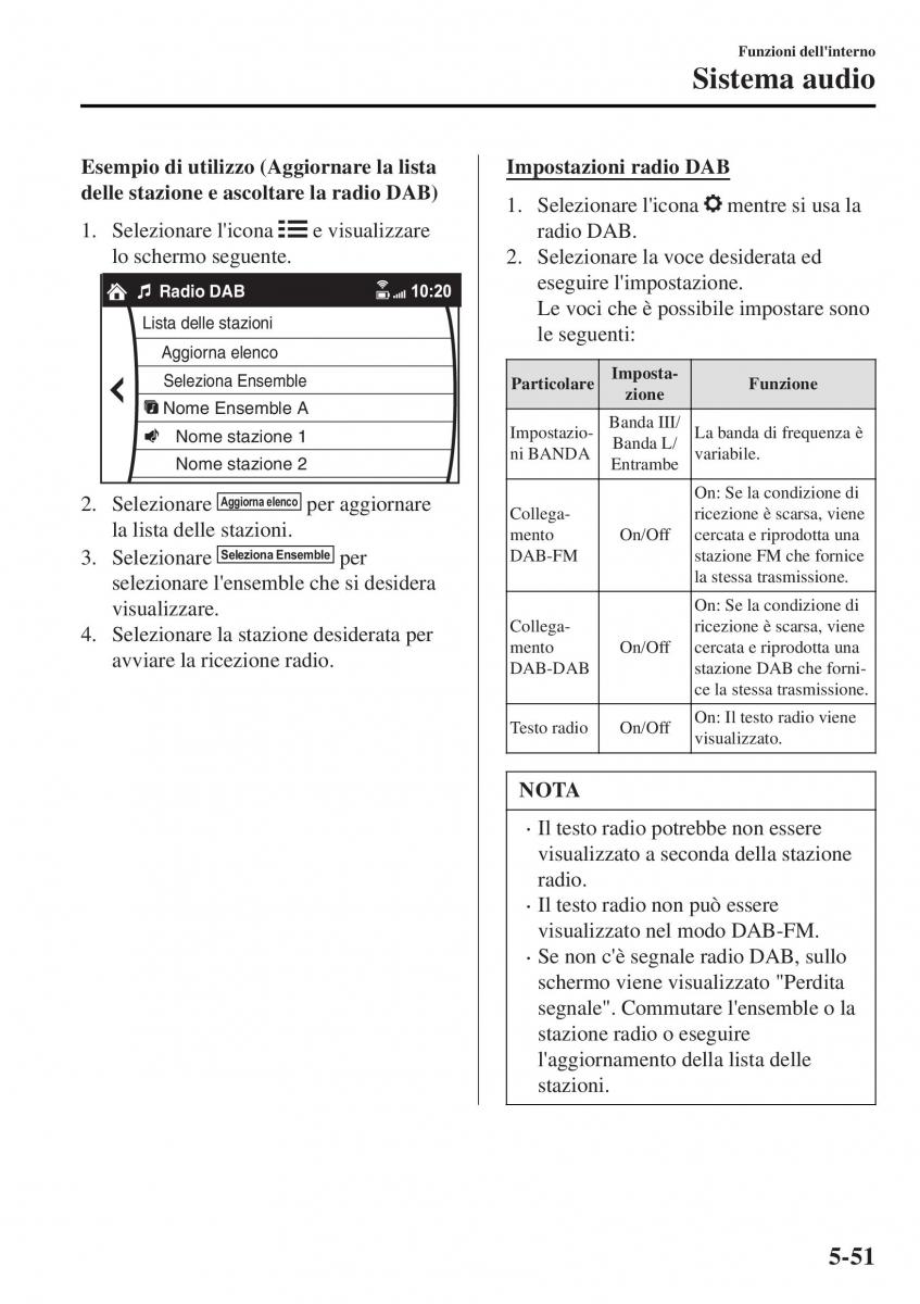 Mazda MX 5 Miata ND IV 4 manuale del proprietario / page 326