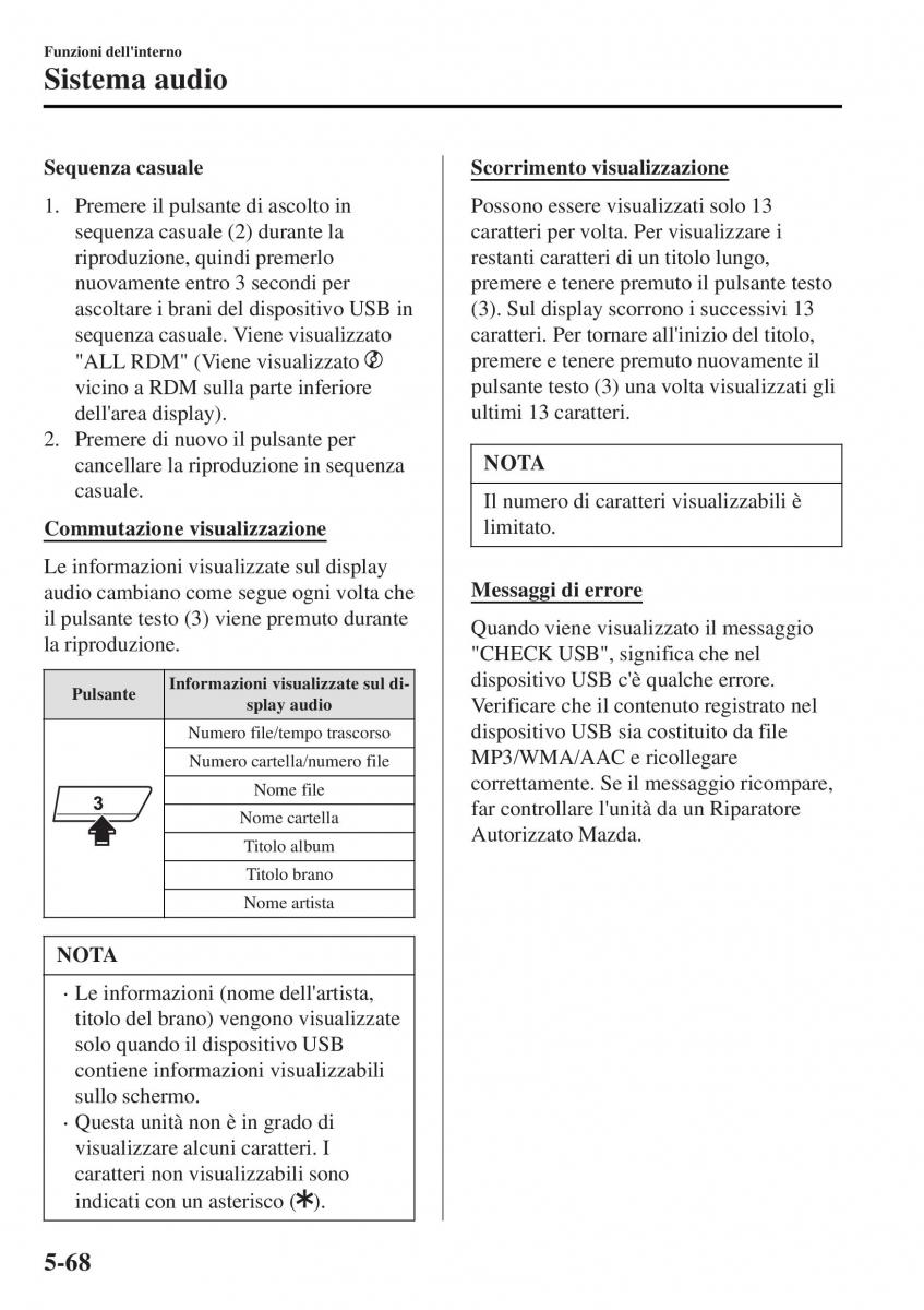 Mazda MX 5 Miata ND IV 4 manuale del proprietario / page 343