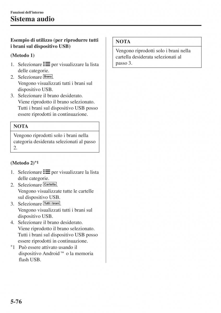 Mazda MX 5 Miata ND IV 4 manuale del proprietario / page 351