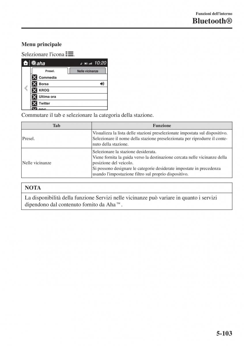 Mazda MX 5 Miata ND IV 4 manuale del proprietario / page 378