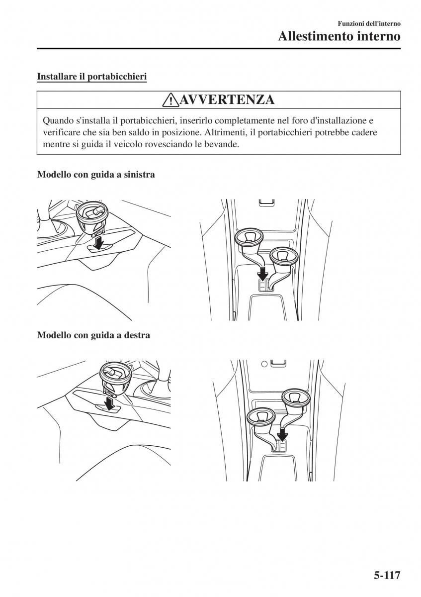 Mazda MX 5 Miata ND IV 4 manuale del proprietario / page 392