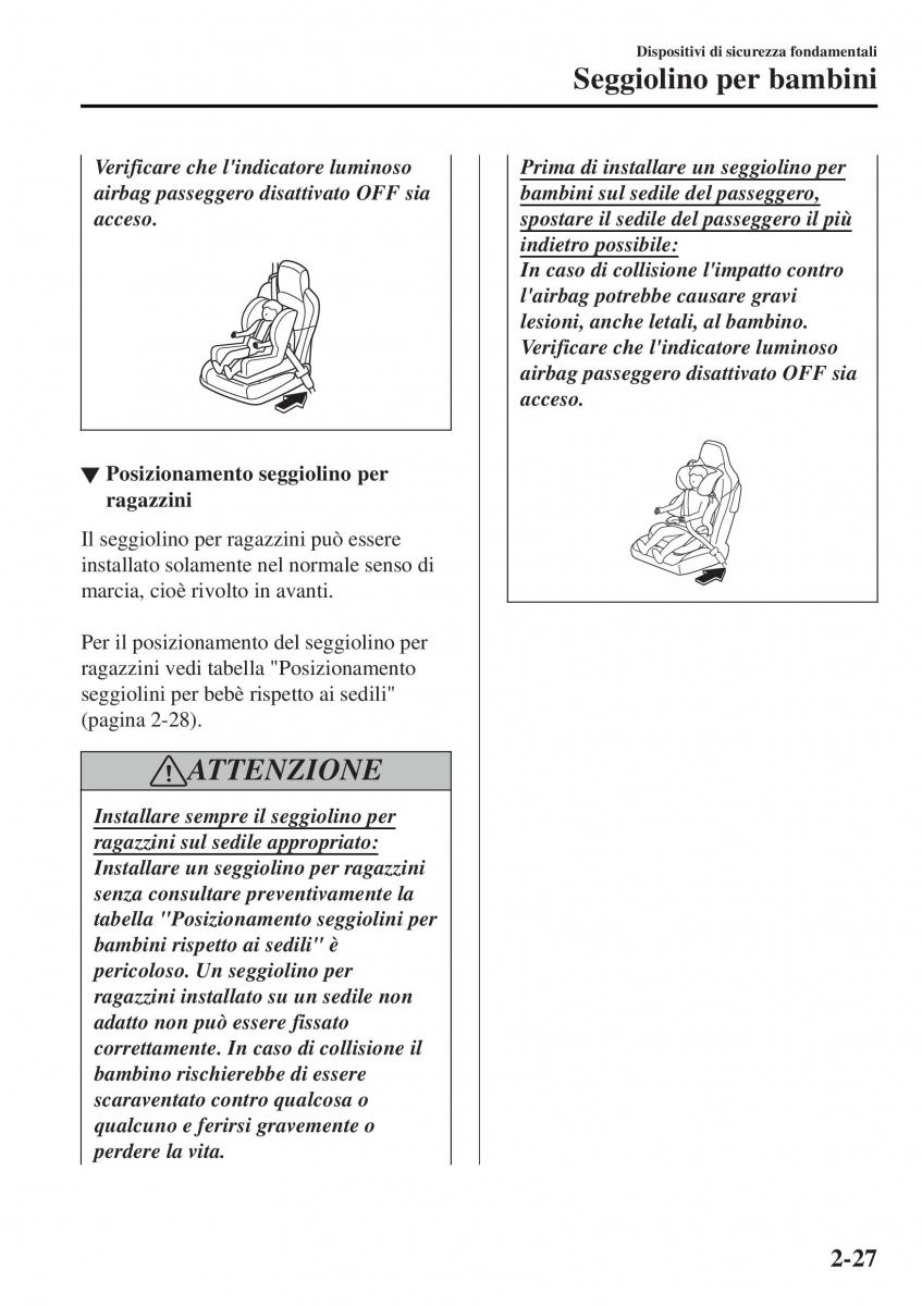 Mazda MX 5 Miata ND IV 4 manuale del proprietario / page 44