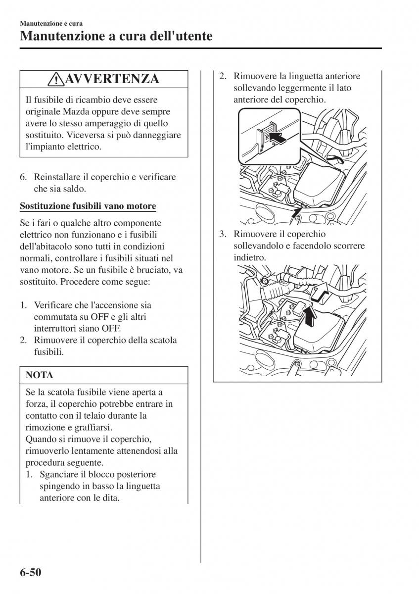 Mazda MX 5 Miata ND IV 4 manuale del proprietario / page 447