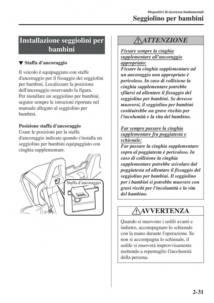 Mazda MX 5 Miata ND IV 4 manuale del proprietario / page 48