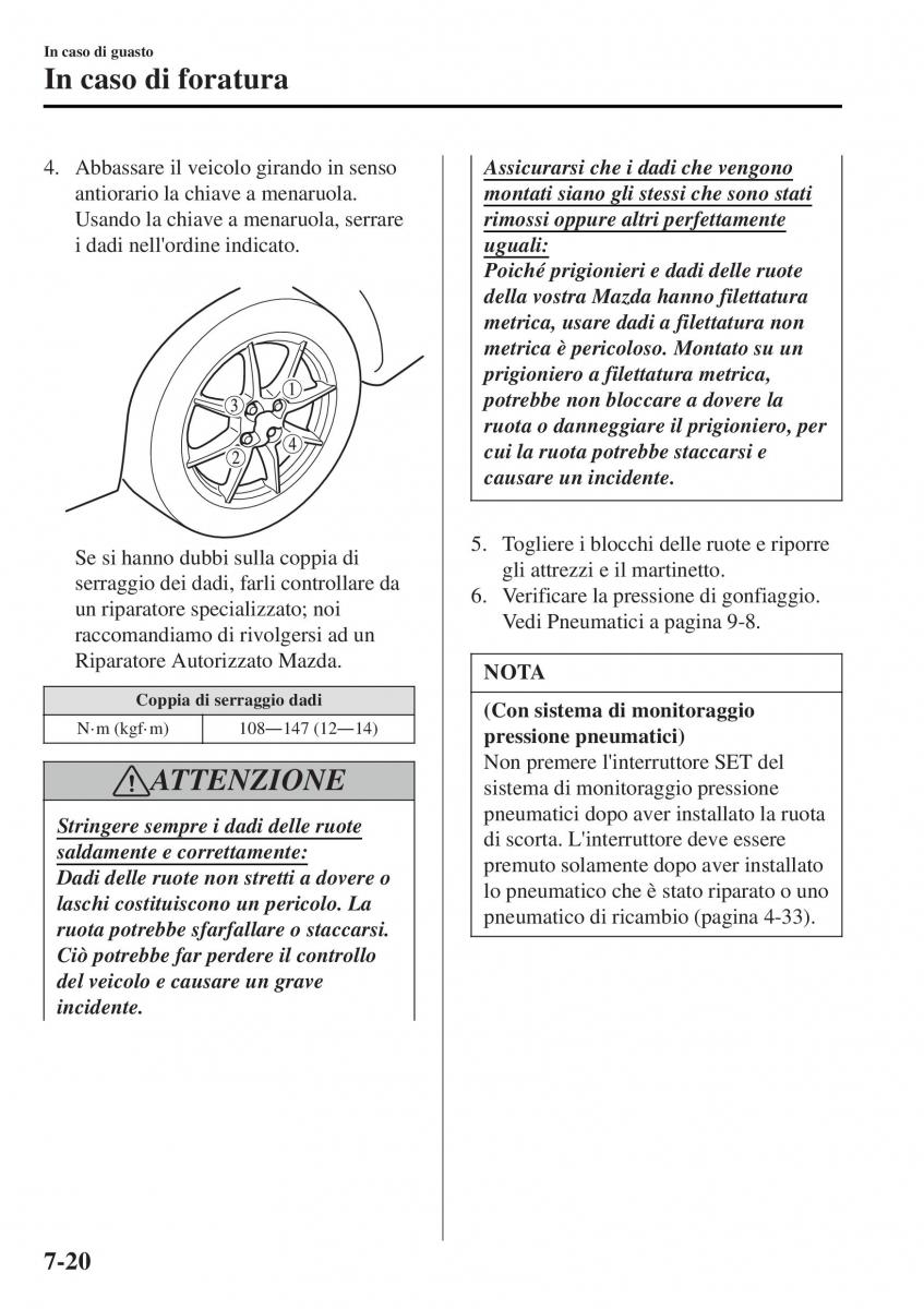 Mazda MX 5 Miata ND IV 4 manuale del proprietario / page 483