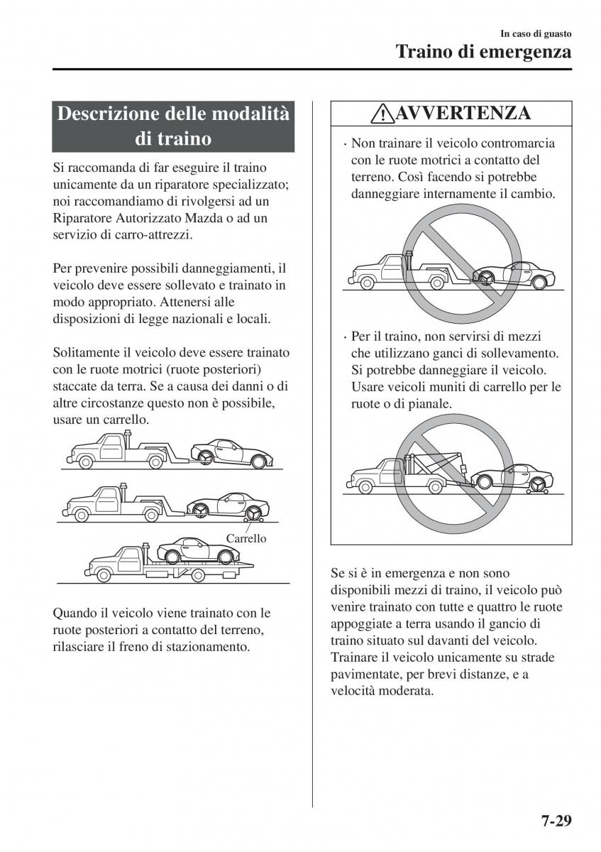 Mazda MX 5 Miata ND IV 4 manuale del proprietario / page 492