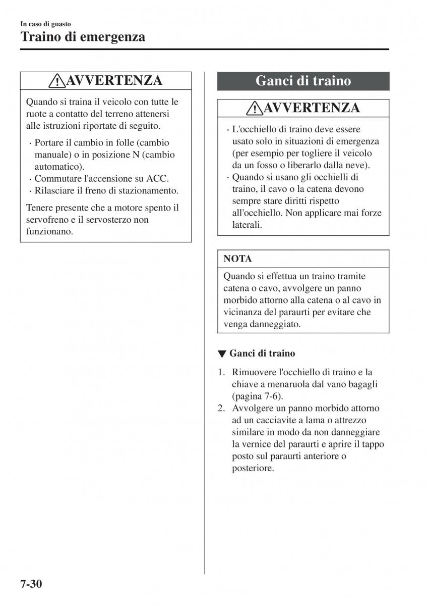 Mazda MX 5 Miata ND IV 4 manuale del proprietario / page 493