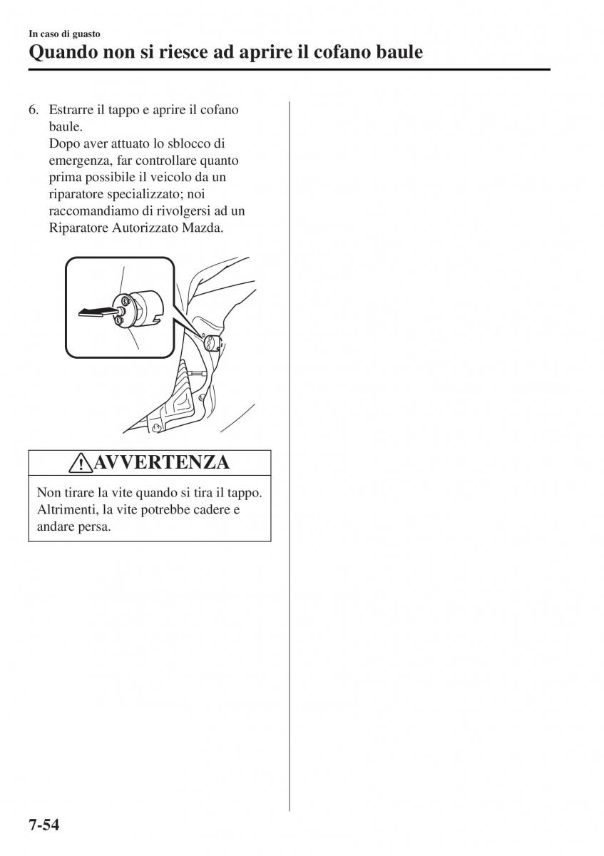 Mazda MX 5 Miata ND IV 4 manuale del proprietario / page 517