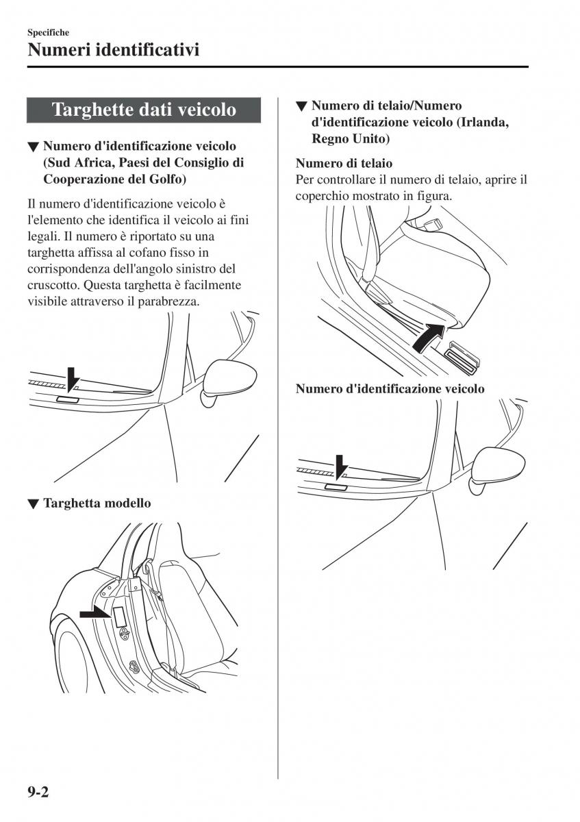 Mazda MX 5 Miata ND IV 4 manuale del proprietario / page 539