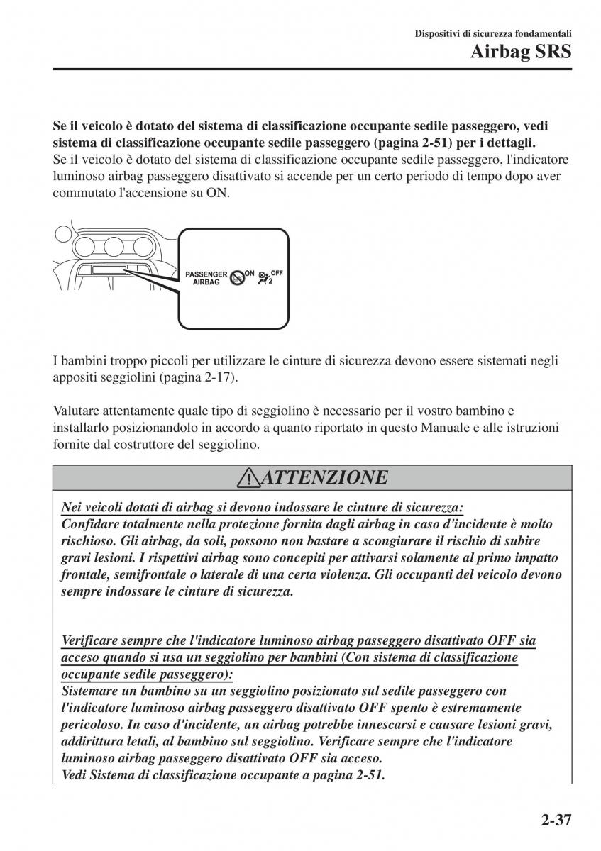 Mazda MX 5 Miata ND IV 4 manuale del proprietario / page 54