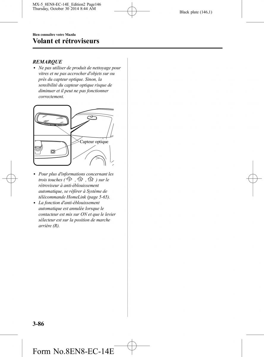 Mazda MX 5 Miata ND IV 4 manuel du proprietaire / page 146