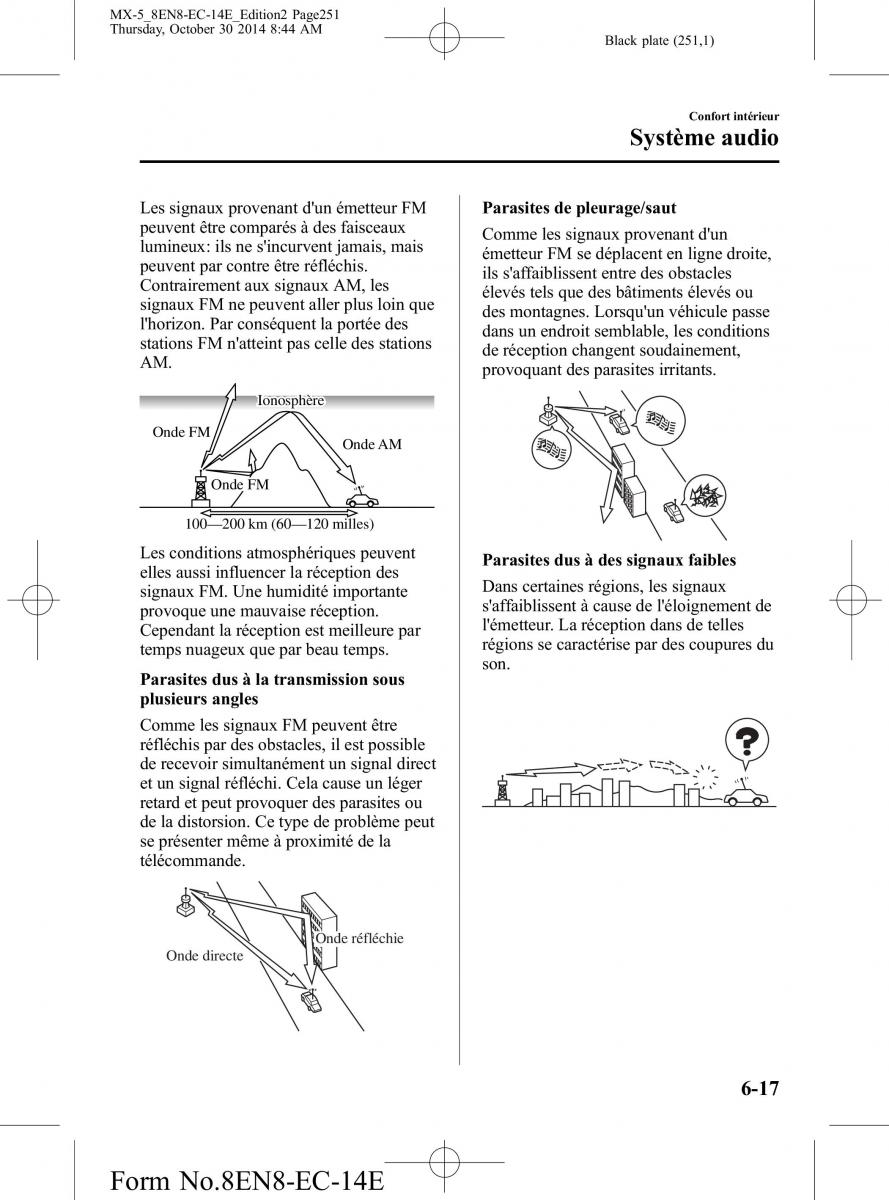 Mazda MX 5 Miata ND IV 4 manuel du proprietaire / page 251