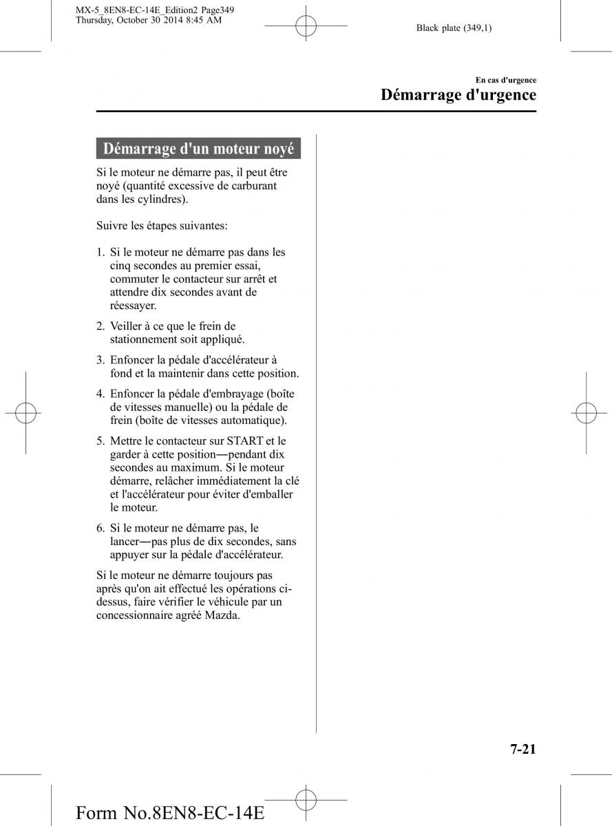 Mazda MX 5 Miata ND IV 4 manuel du proprietaire / page 349