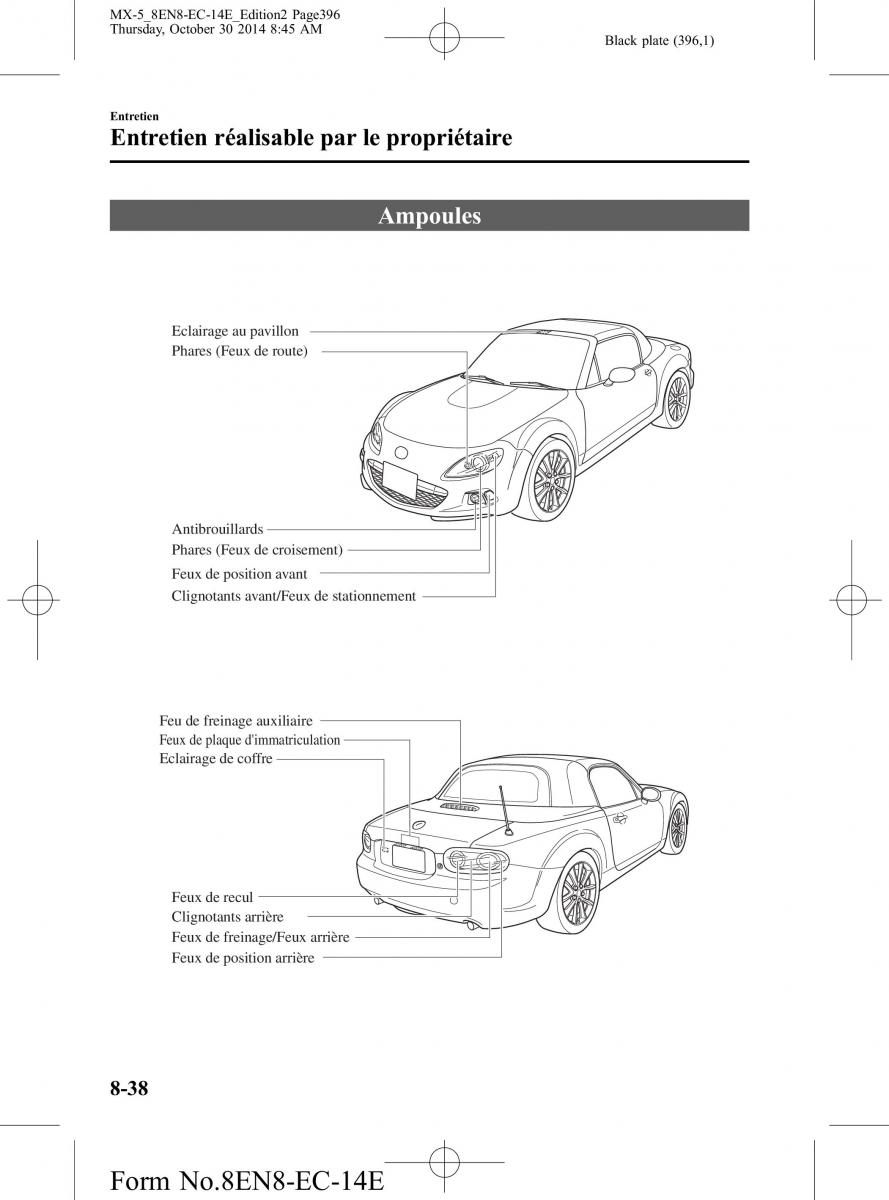 Mazda MX 5 Miata ND IV 4 manuel du proprietaire / page 396