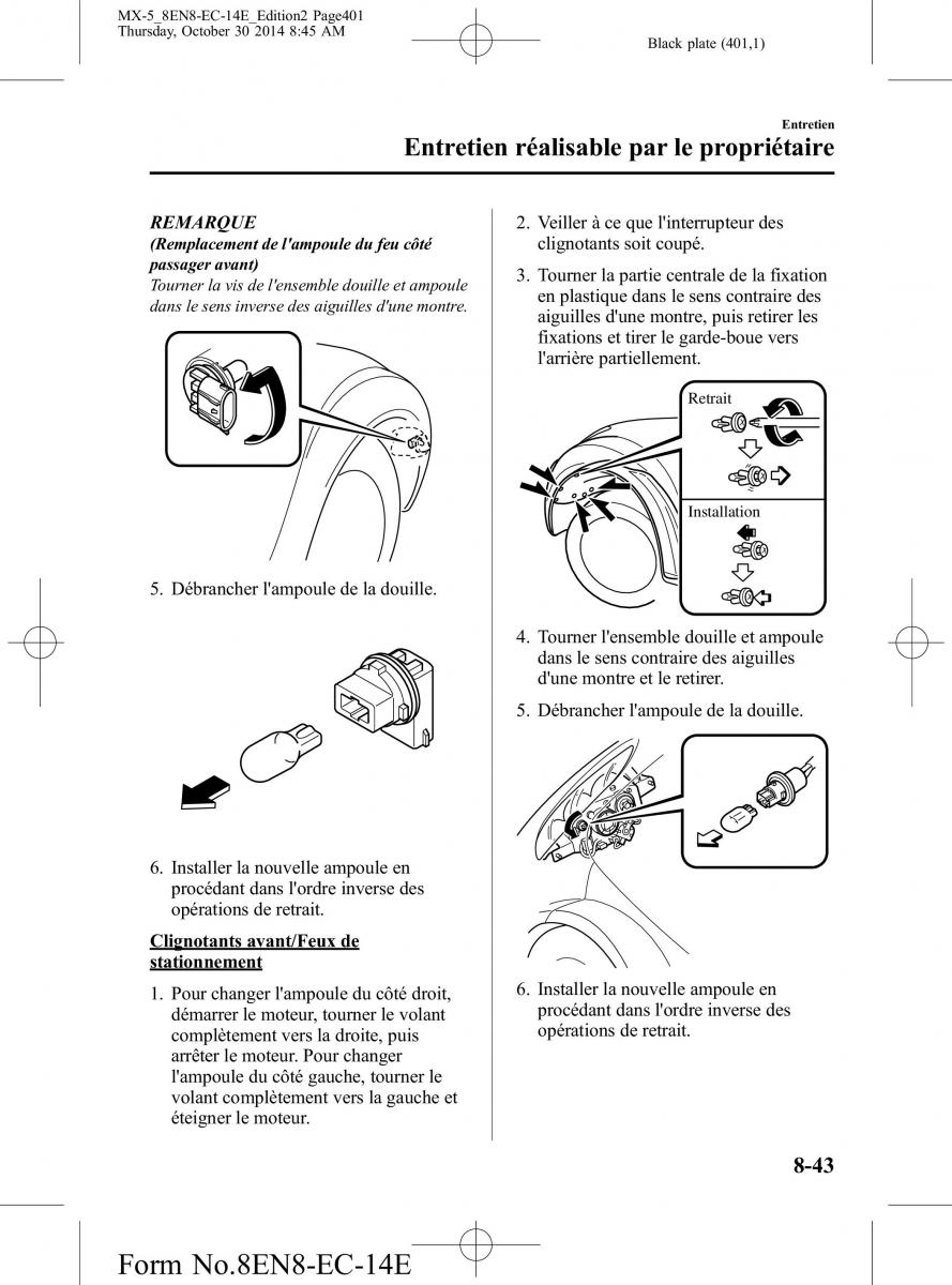 Mazda MX 5 Miata ND IV 4 manuel du proprietaire / page 401