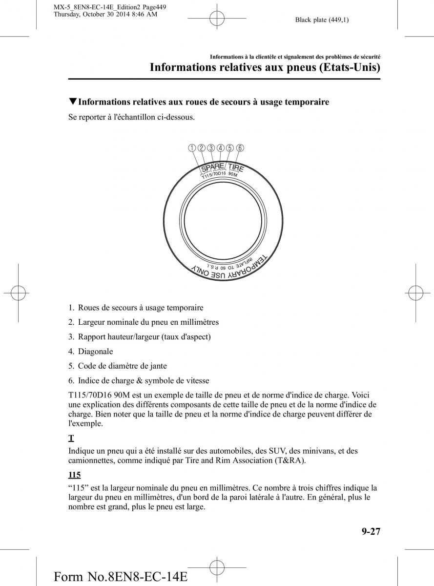 Mazda MX 5 Miata ND IV 4 manuel du proprietaire / page 449