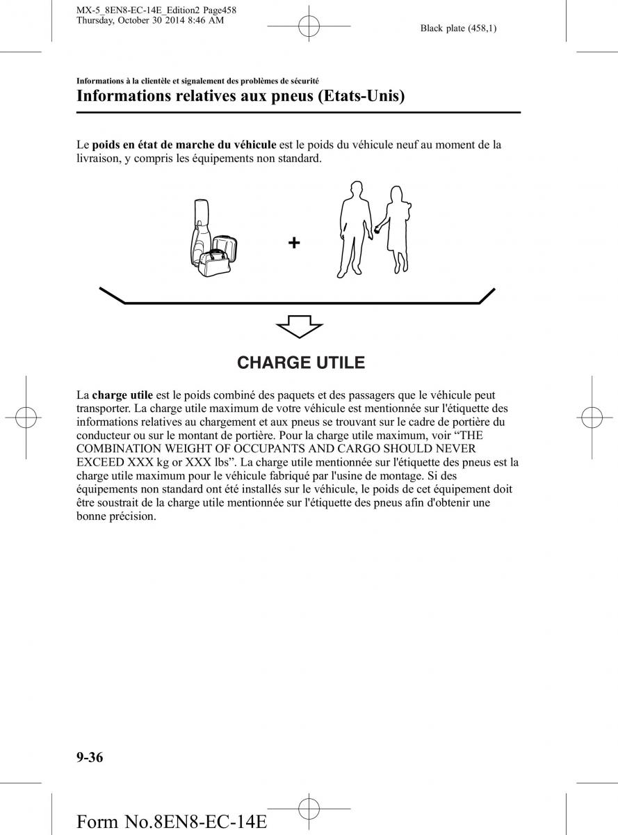 Mazda MX 5 Miata ND IV 4 manuel du proprietaire / page 458