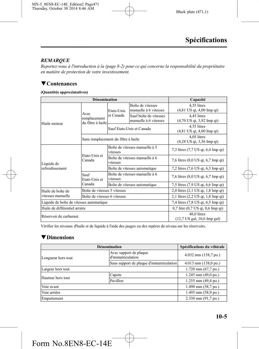 Mazda MX 5 Miata ND IV 4 manuel du proprietaire / page 471