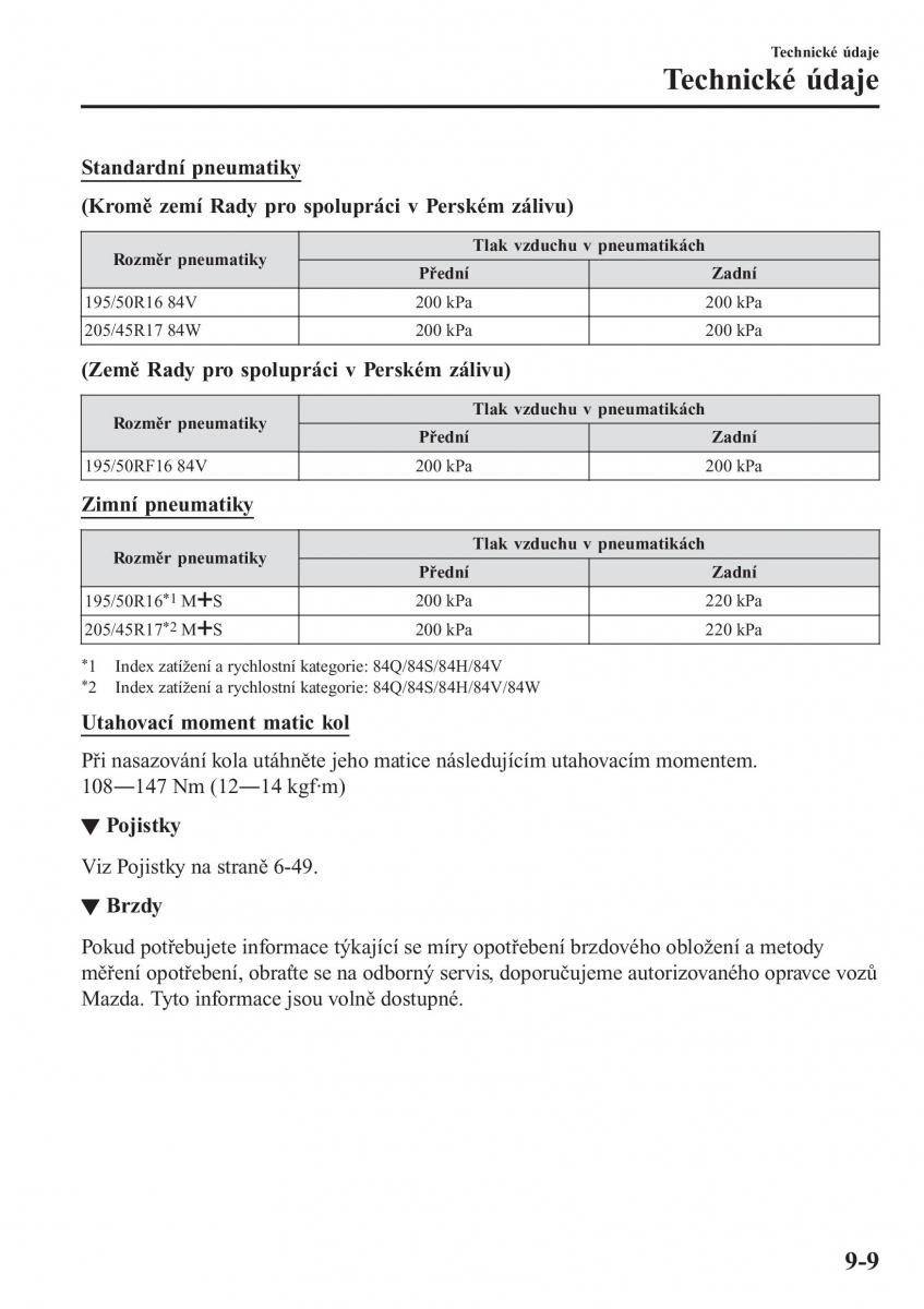 Mazda MX 5 Miata ND IV 4 navod k obsludze / page 544