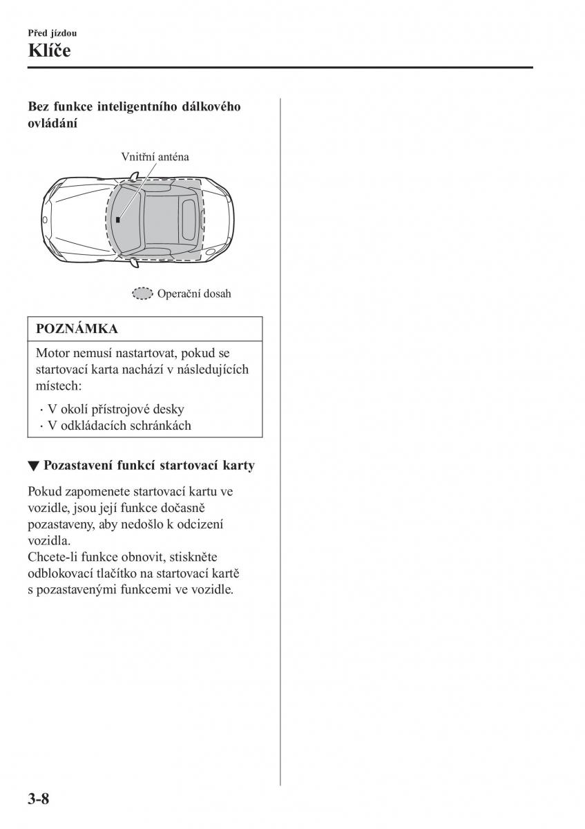 Mazda MX 5 Miata ND IV 4 navod k obsludze / page 83