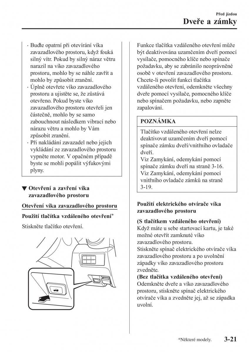 Mazda MX 5 Miata ND IV 4 navod k obsludze / page 96